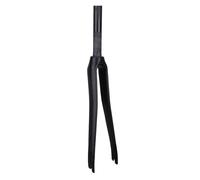 Vélo de Route 700c T 700, Fourche Rigide en Carbone, Frein à Disque 1~1/8", Fourche de vélo QR 9 x 100 mm, Tube Droit sans Filetage, ultraléger à l'avant(Black Matte)