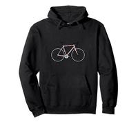 Vélo de Route avec Cadre Blanc à Pois Rouges Sweat à Capuche