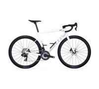Velo de route bmc teammachine slr 01 three sram force axs 12v 700mm blanc 2026