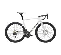 Velo de route cannondale supersix evo 5 shimano 105 di2 12v 700 mm gris blanc 2026