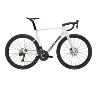 Velo de route cannondale supersix evo 5 shimano 105 di2 12v 700 mm gris blanc 2026
