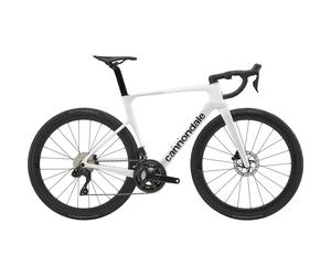 Vélo de route Cannondale SuperSix Evo 5 Shimano 105 Di2 R7150 12v Blanc