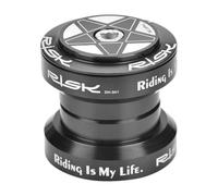 Vélo de Route Casque CNC Direction de Vélo Externe scellé Roulement Haute Précision en Alliage D'aluminium 34mm pour Cyclisme Bicyclette Vélo de Montagne VTT (Noir)