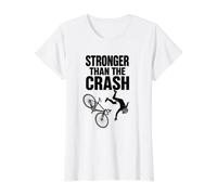 Vélo de Route Crash Survivor Drôle Cycliste Accident Cycliste T-Shirt Graphique avec Valeur