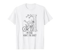 Vélo de Route Crash Survivor Drôle Cycliste Accident Cycliste T-Shirt Graphique avec Valeur