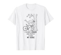 Vélo de Route Crash Survivor Drôle Cycliste Accident Cycliste T-Shirt Graphique avec Valeur