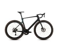 Velo de route cube agree c 62 slt shimano dura ace di2 12v 700 mm noir vert irise 2026