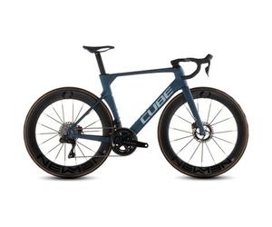 Velo de route cube litening aero c 68x slt shimano dura ace di2 12v 700 mm bleu atlantis grid 2026