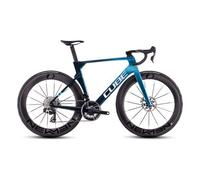 Velo de route cube litening aero c 68x slx sram red axs 12v 700 mm bleu chrome 2025