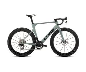 Velo de route cube litening aero c 68x slx sram red axs 12v 700 mm vert gris sea 2026