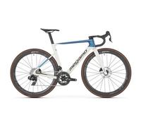 Velo de route megamo pulse 07 sram rival axs 12v 700 mm blanc bleu 2026