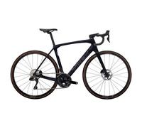 Velo de route trek domane sl 6 shimano 105 di2 12v 700 mm bleu gen 4 velo d exposition