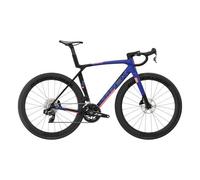 Velo de route trek madone sl 6 sram rival axs 12v 700 mm bleu noir corail gen 8