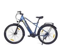 Vélo de trekking C1 250 W moteur à entraînement central batterie 522 Wh suspension hydraulique et freins à disque hydrauliques (bleu)