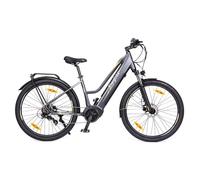Vélo de trekking C1 ST 250 W moteur à entraînement central batterie 522 Wh suspension hydraulique et freins à disque hydrauliques (noir)