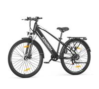 Vélo électrique Touroll J1 Vélo de randonnée Moteur 250W Roues de 27,5 pouces Batterie 561,6 Wh Portée de 100 km Frein à disque mécanique et frein électronique (noir) Noir