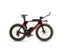Velo de triathlon cervelo p5 sram force axs 12v 700 mm rouge