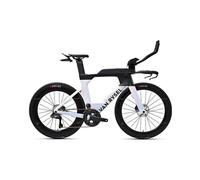 Velo de triathlon van rysel xcr tri shimano ultegra di2 12v 700 mm blanc holographique