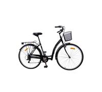 Vélo de ville 28 pouces MERCIER 7 vitesses alu noir femme Noir
