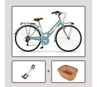Vélo de ville Airbici ALLURE Lady - 6 vitesses, roues 700C Bleu mat