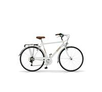 Vélo de ville Airbici ALLURE Man- 6 vitesses, roues 700C Blanc glacé 50
