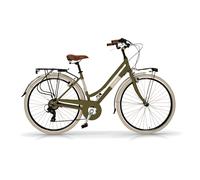 Vélo de ville Airbici ELEGANCE Lady- 18 vitesses, roues 28" 46 Vert oasis