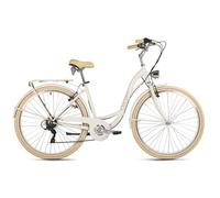 Vélo de ville dame 28"" Balloon 6 vitesses Blanc TC 48 cm DaCapo