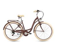 Vélo de ville dame 28"" Balloon 6 vitesses Marron TC 48 cm DaCapo