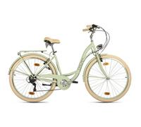 Vélo de ville dame 28"" Balloon 6 vitesses Vert TC 48 cm DaCapo
