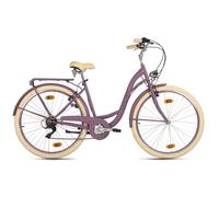 Vélo de ville dame 28"" Balloon 6 vitesses Violet TC 48 cm DaCapo