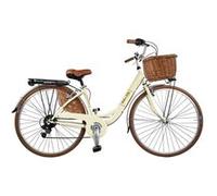 Vélo de ville Dolce Vita by Canellini VENERE 28 avec panier - Beige Beige G