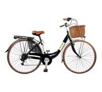 Vélo de ville Dolce Vita by Canellini VENERE 28 avec panier - Noir Noir G