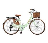 Vélo de ville Dolce Vita by Canellini VENERE 28 avec panier - Vert Clair Vert Clair G