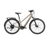 Velo de ville electrique cannondale mavaro neo sl 1 stepthru microshift 8v 360 wh 700 mm beige