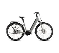 Velo de ville electrique cube supreme hybrid deluxe one 600 easy entry shimano nexus 5v courroie 600 wh 700 mm vert gris ash 2026