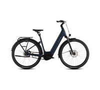 Velo de ville electrique cube supreme hybrid deluxe one 600 easy entry shimano nexus 5v courroie 600 wh 700 mm bleu indigo 2026