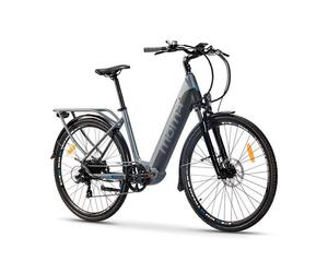 Velo de Ville Electrique , EBIKE-28 PRO , Alu. SHIMANO 7 Vitesses & Freins a disque Hydraulique Batterie Intégrée Ion Lithium 48V 13Ah