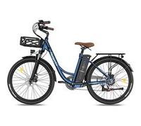 Vélo de ville électrique Fafrees F26 Lasting, batterie amovible 36 V 20,3 Ah, 25 km/h, bleu Bleu
