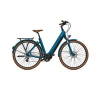 Velo de ville electrique o2 feel iswan city boost 6 1 univ shimano altus 8v 540 wh 28 bleu cobalt
