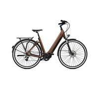 Velo de ville electrique o2 feel iswan city up 6 1 univ shimano altus 8v 432wh 26 marron