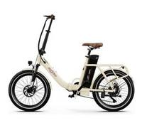 Vélo de ville électrique pliant onesport ot16-2 - 250w 48v 17ah - 20 beige
