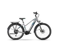 Velo de ville electrique raymon tourray e 5 0 lady tektro m350 9v 500wh 700 mm gris bleu