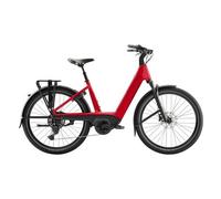 Velo de ville electrique trek charter 4 r9 lowstep shimano cues 9v 800wh 700 mm rouge 2026