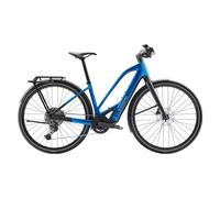 Velo de ville electrique trek fx 7 mid step shimano cues 10v 360wh 700mm bleu 2025