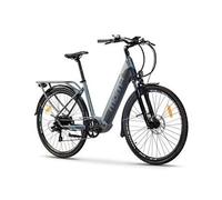 Velo de Ville Electrique VAE, EBIKE-28 PRO , Alu. SHIMANO 7 Vitesses & Freins a disque Hydraulique Batterie Intégrée Ion Lithium 48V 13Ah