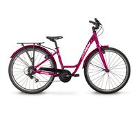 Vélo de ville enfant 10-16 ans - 26 pouces CL26 Bemoov ( Fuchsia good vibes / 26 pouces )