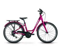 Vélo de ville enfant 7-11 ans - 24 pouces CL24 Bemoov ( Fuchsia good vibes / 24 pouces )