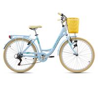 Vélo de Ville Femme 28" Cantaloupe Vélo ville 6 Vitesses TC 44 cm M507C