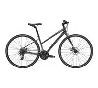 Velo de ville fitness femme cannondale quick women s 5 remixte shimano tourney 7v 700 mm gris graphite