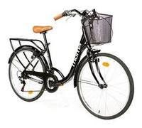 Vélo de ville - Moma Bikes - City Classic 26 - Pneu 26 pouces - Aluminium SHIMANO 18V - Taille L - Noir Noir G
